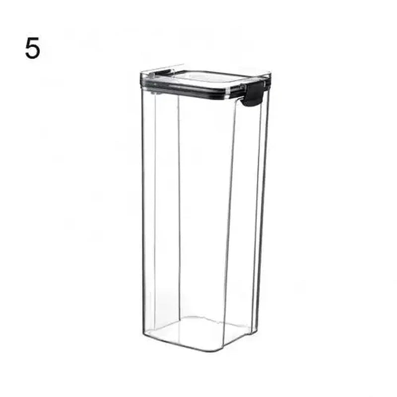 Multipurpose Food Storage Containers Set - Clear Jars with Lids for Cereal, Candy, and Dry Goods - Sekani Store