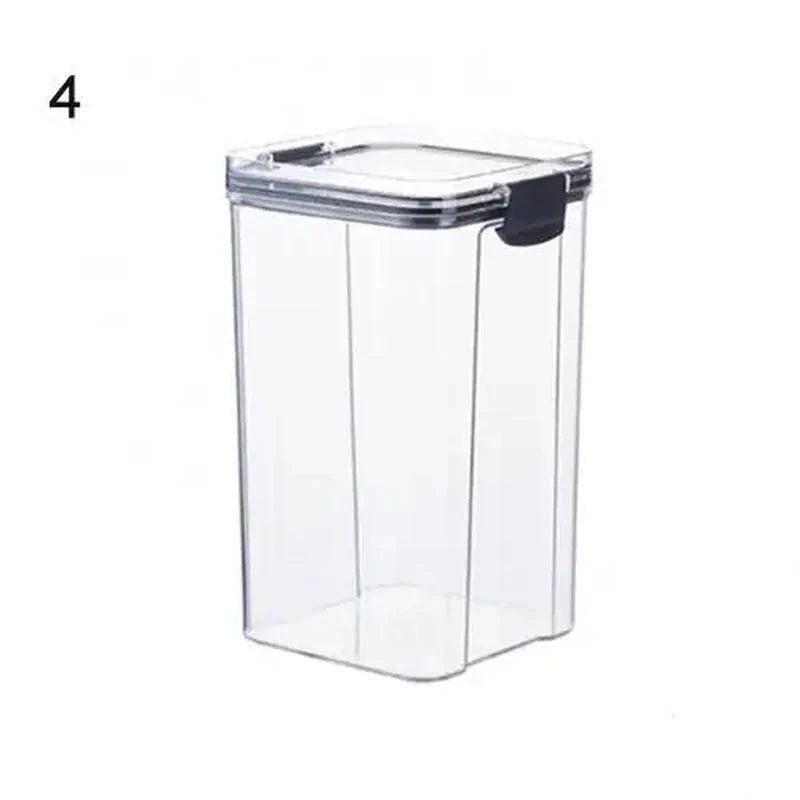 Multipurpose Food Storage Containers Set - Clear Jars with Lids for Cereal, Candy, and Dry Goods - Sekani Store