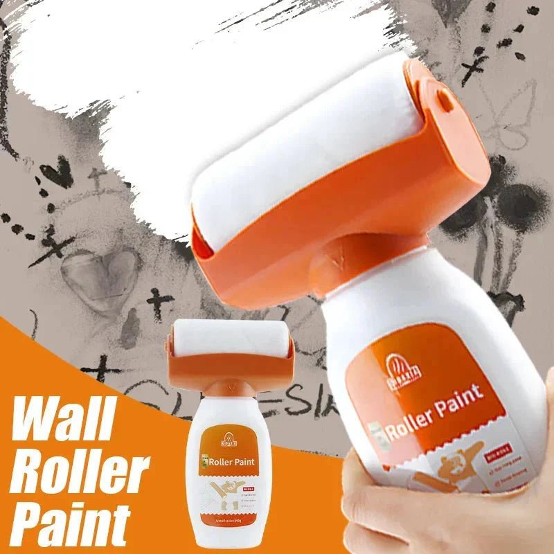 Antibacterial Wall Paint – Strong Repair Latex Paint with Roller Brush for Living Room & Kitchen - Sekani Store