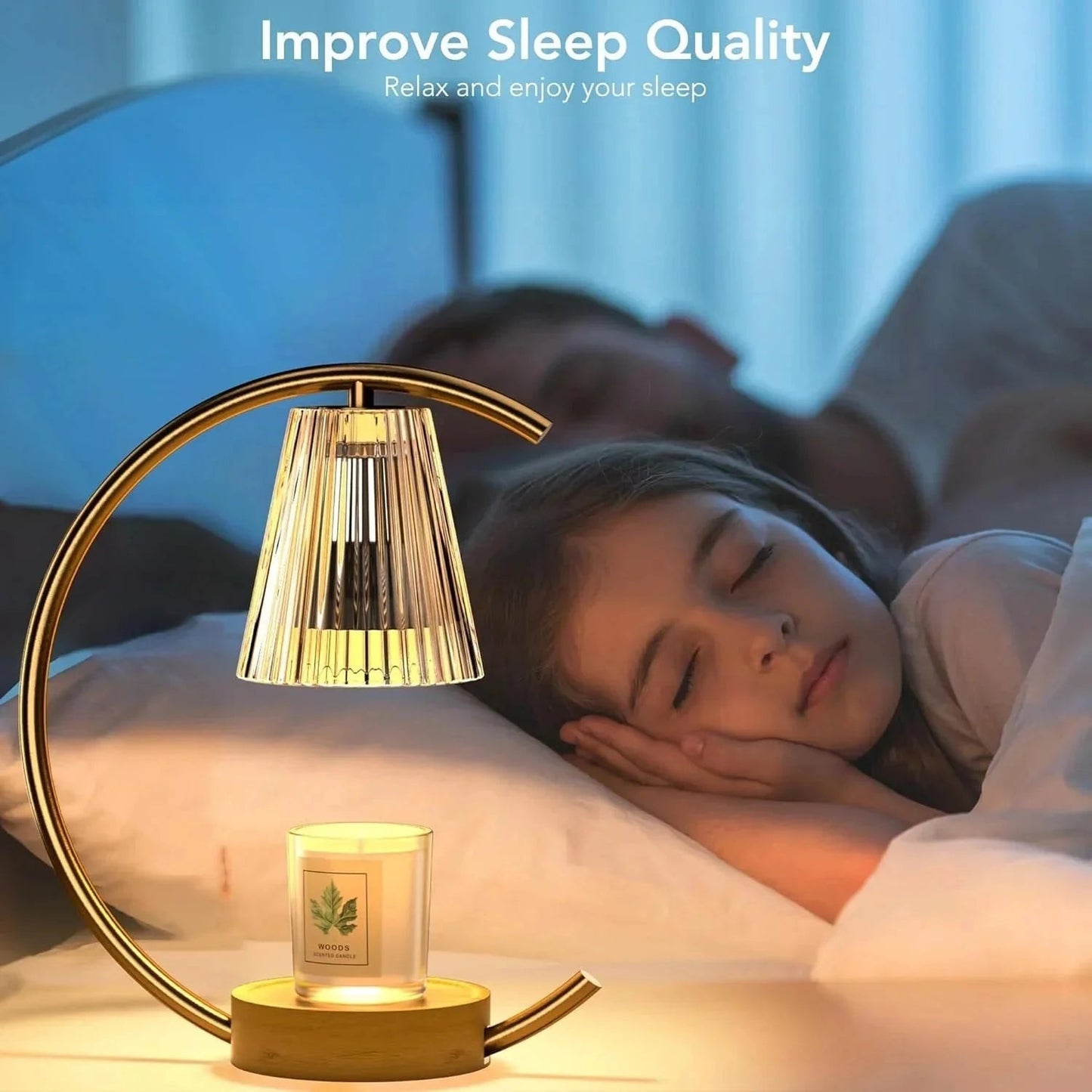 Dimmable Candle Warmer Lamp – Efficient, Flame - Free Fragrance - Sekani Store