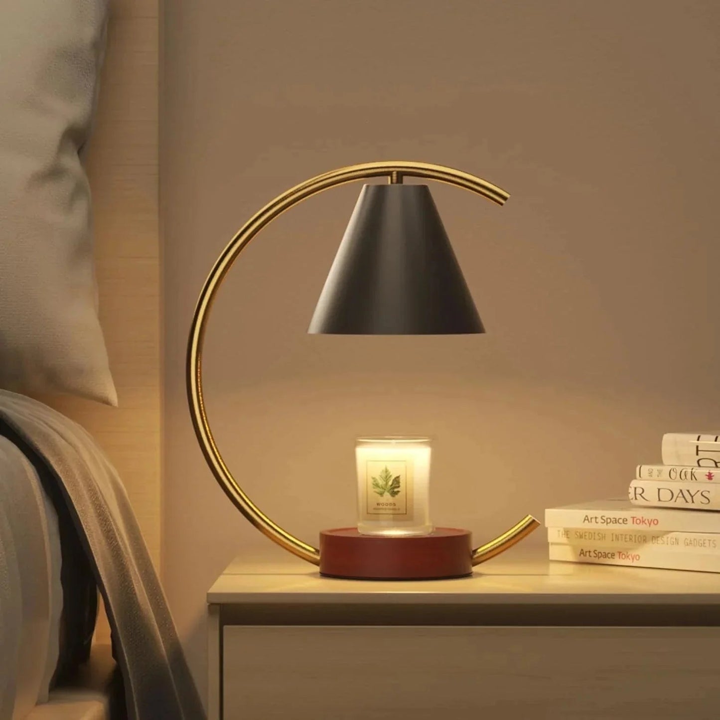Dimmable Candle Warmer Lamp – Efficient, Flame - Free Fragrance - Sekani Store