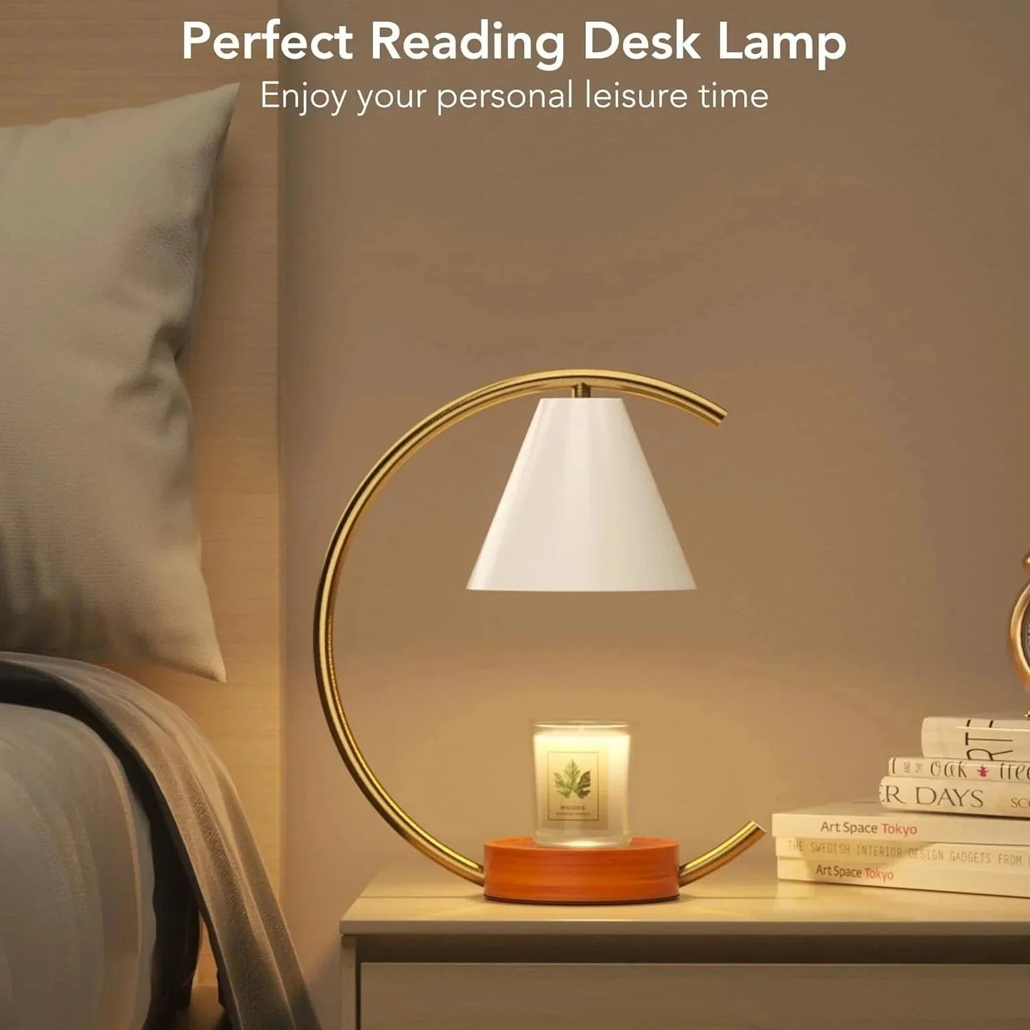 Dimmable Candle Warmer Lamp – Efficient, Flame - Free Fragrance - Sekani Store