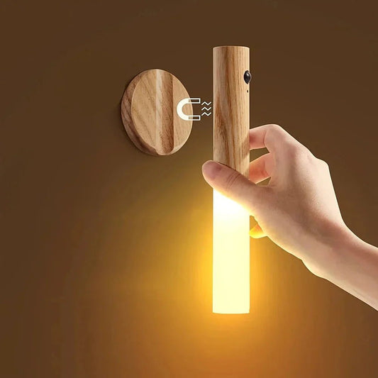 Intelligent Human Body Induction LED Night Light – Rechargeable Wall Light for Corridor, Cabinet, and Toilet - Sekani Store