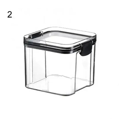 Multipurpose Food Storage Containers Set - Clear Jars with Lids for Cereal, Candy, and Dry Goods - Sekani Store