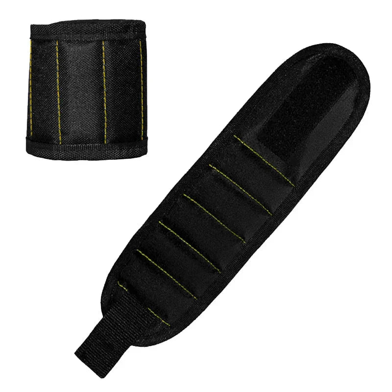 Strong Magnetic Wristband – Portable Tool Bag for Holding Screws, Nails, Nuts, Bolts, and Drill Bits - Sekani Store
