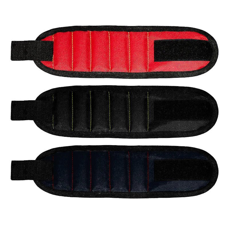Strong Magnetic Wristband – Portable Tool Bag for Holding Screws, Nails, Nuts, Bolts, and Drill Bits - Sekani Store