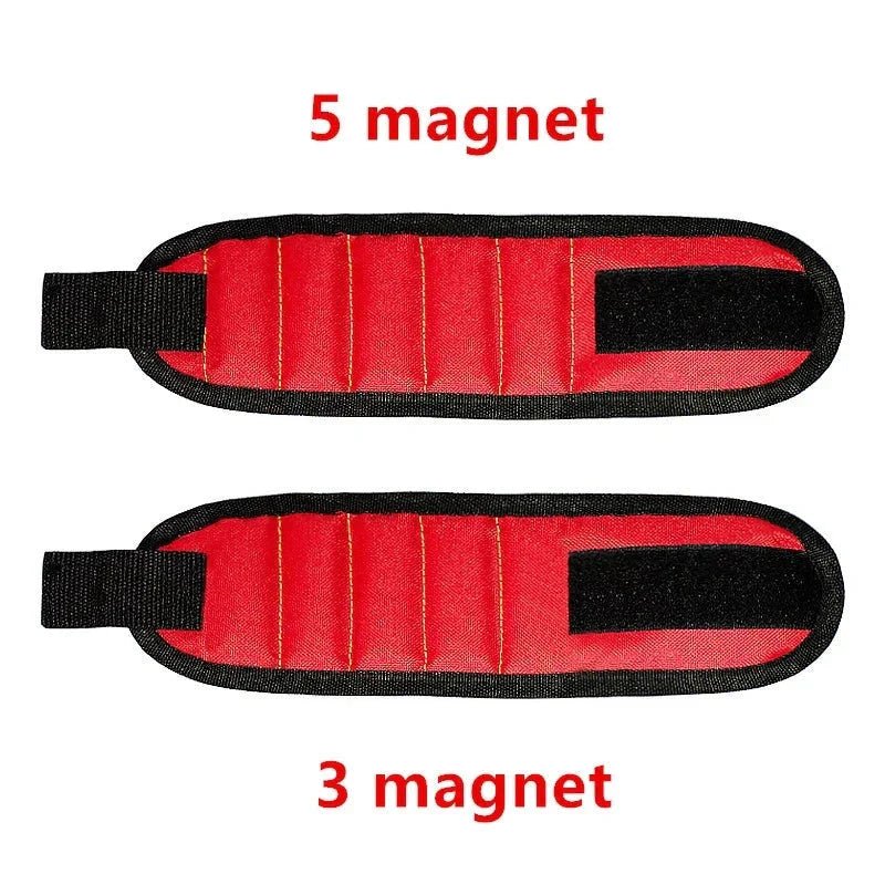 Strong Magnetic Wristband – Portable Tool Bag for Holding Screws, Nails, Nuts, Bolts, and Drill Bits - Sekani Store