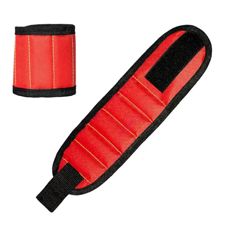 Strong Magnetic Wristband – Portable Tool Bag for Holding Screws, Nails, Nuts, Bolts, and Drill Bits - Sekani Store